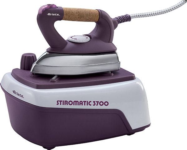 Ariete Stiromatic 3700 Ferro da Stiro, Caldaia Acciaio Inox da 800cc